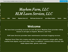 Tablet Screenshot of mayhemfarm.com